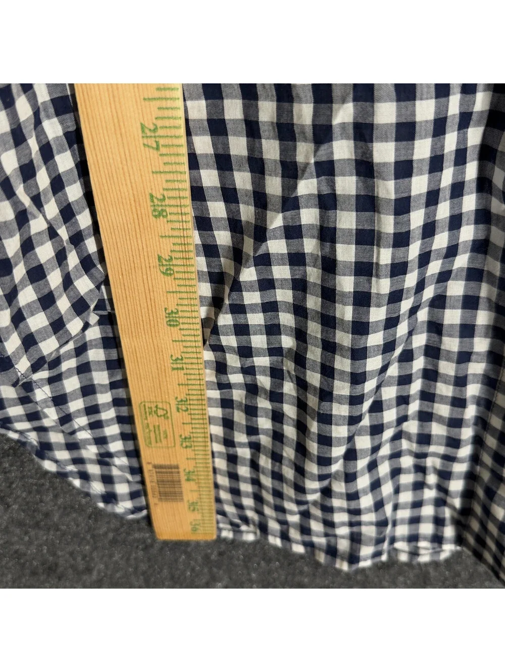 J. Crew Shirt Women S Small Blue Plaid Button Up Tunic Long Sleeve Collared